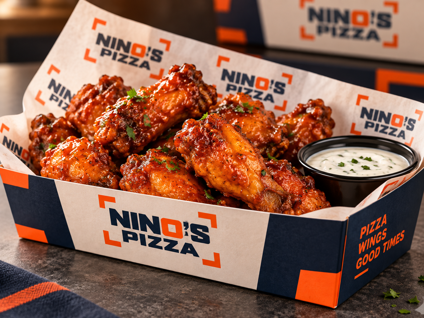 Nino’s Pizza wings